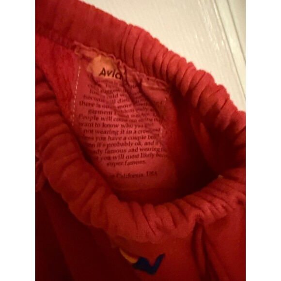 Aviator Nation Limited Edition Faded Rainbow Red Set - L Top / M Pants w Pockets - Picture 3 of 5